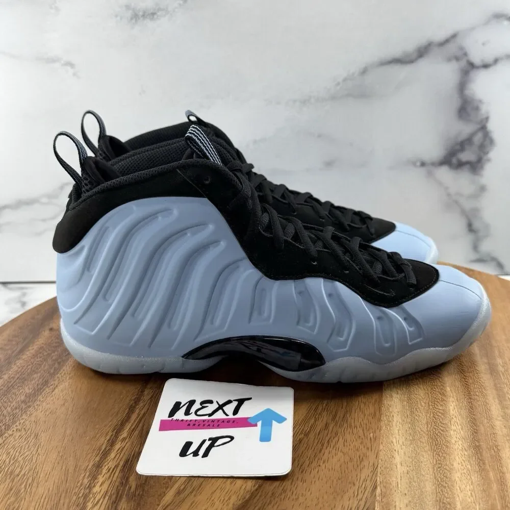 Youth 7 Big Kids-Nike Little Posite Foamposite GS Psychic Blue Shoes HJ7654 400